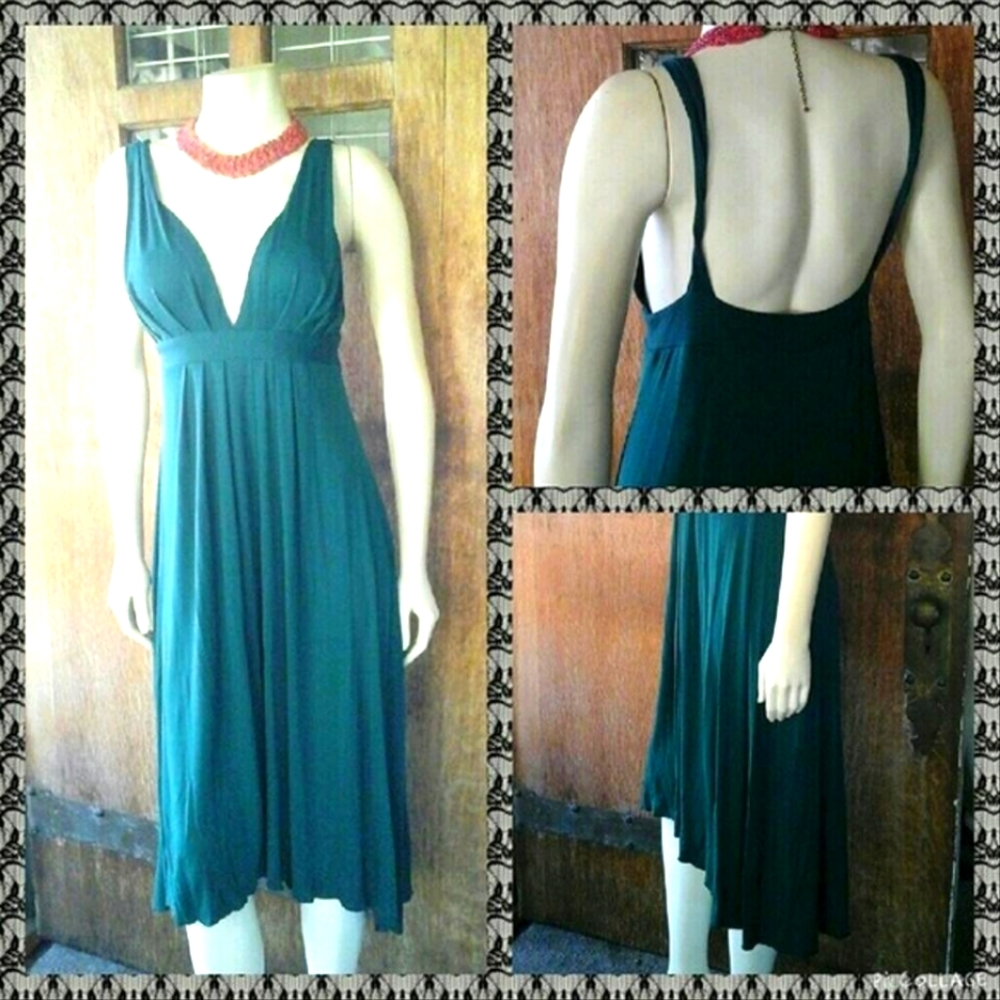 Emerald Green Sundress Jumper Sz S